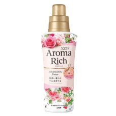 Кондиціонер для білизни Lion Soflan Aroma Rich Diana «Троянда» 480 мл